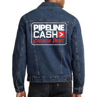 Hot Trend College Debt Pipeliner Welder Welding Pipeline Men Denim Jacket | Artistshot