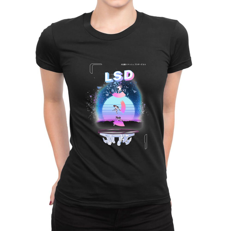 Fate And Prophecy Final Destination Halloween Lsd Marth Melee Retrowav Ladies Fitted T-Shirt by ArlenMadera | Artistshot