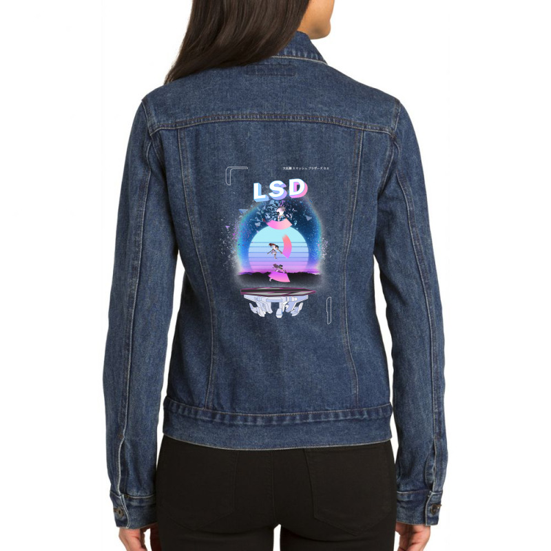 Fate And Prophecy Final Destination Halloween Lsd Marth Melee Retrowav Ladies Denim Jacket by ArlenMadera | Artistshot