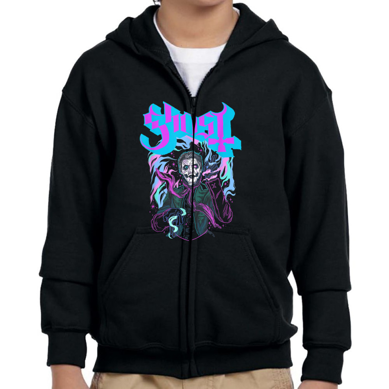 Ghost - Impera Hypnosis Youth Zipper Hoodie by ChristinaMarieCavanaugh | Artistshot