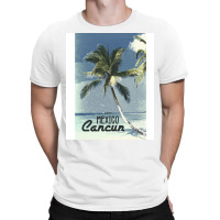 Cancun Mexico ✪ Vintage Style Poster (1) T-shirt | Artistshot