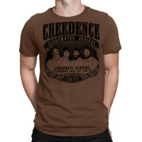 Mens Retro Creedence Clearwater Revival 1971 Brown T-shirt | Artistshot