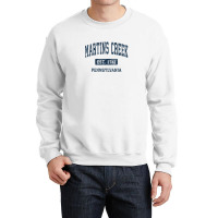 Martins Creek Pennsylvania Pa Vintage Athletic Sports Design Crewneck Sweatshirt | Artistshot