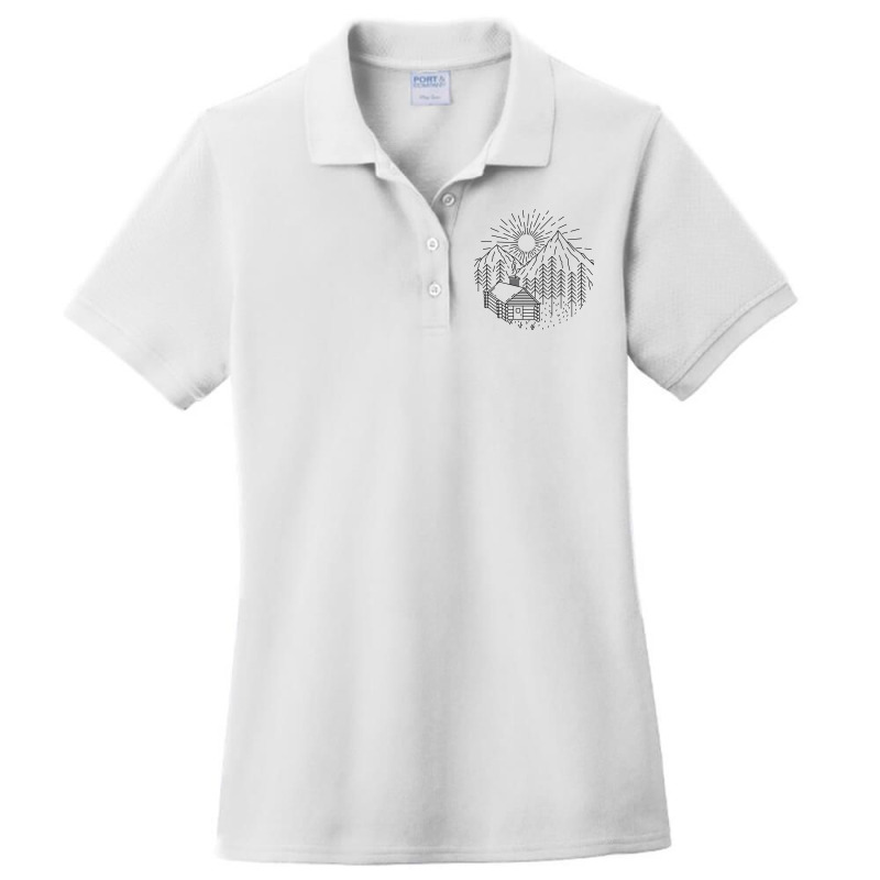 Home Sweet Home Ladies Polo Shirt by Quilimo | Artistshot