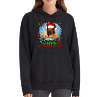 Merry Christmas Hands Sign Language Santa Shar Pei Lover154 Vintage Hoodie | Artistshot