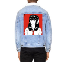 Cursed Unisex Sherpa-lined Denim Jacket | Artistshot