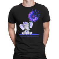 Limited Edition Osteogenesis Imperfecta Awareness Cute Elephant Sunflo T-shirt | Artistshot