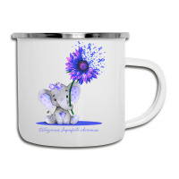 Limited Edition Osteogenesis Imperfecta Awareness Cute Elephant Sunflo Camper Cup | Artistshot