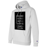 Adapt Or Die Encoded Reversed Graphic Champion Hoodie | Artistshot