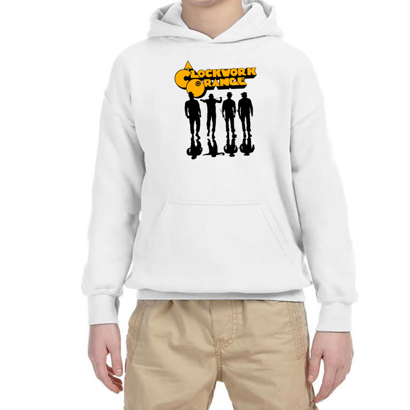 A Clockwork Orange Shadows Orange Youth Hoodie by Sabdopalon | Artistshot