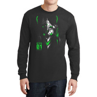 Evangelion Eva 01 Ink Dark Mecha Long Sleeve Shirts | Artistshot