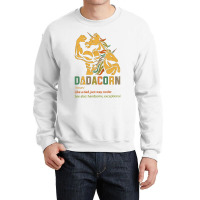 Family Dadacorn Fathers Day Crewneck Sweatshirt | Artistshot