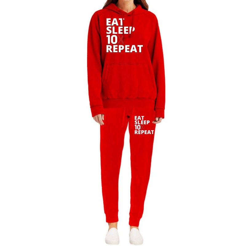 Eat Sleep 10x Repeat (1) Hoodie & Jogger Set | Artistshot