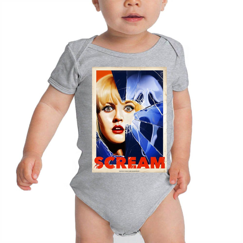 Scream Vintage Baby Bodysuit by davidberrya | Artistshot