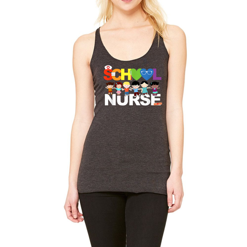 Elementary School Registered Nurse Back To School Nursing T Shirt Racerback Tank | Artistshot