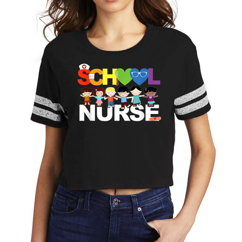 Elementary School Registered Nurse Back To School Nursing T Shirt Scorecard Crop Tee | Artistshot