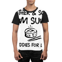 Father Son Dim Sum Buddies For Life Dark Print Graphic T-shirt | Artistshot