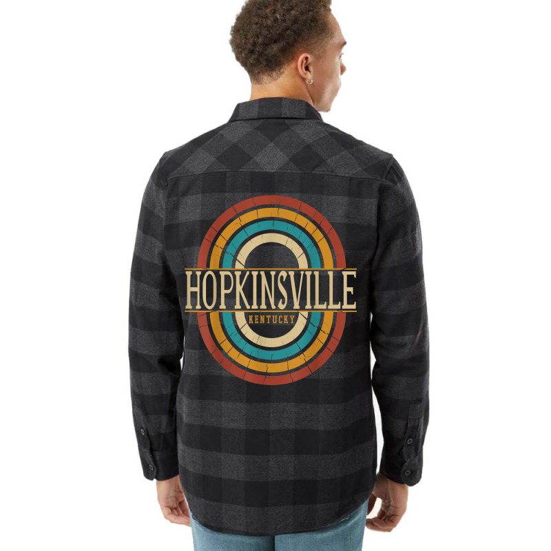 Vintage Retro Hopkinsville Kentucky Ky Women Men Souvenirs T Shirt Flannel Shirt | Artistshot