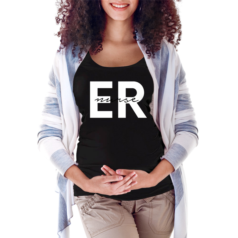 Emergency Room Er Nurse Registered Nurse V Neck Sweatshirt Maternity Scoop Neck T-shirt | Artistshot