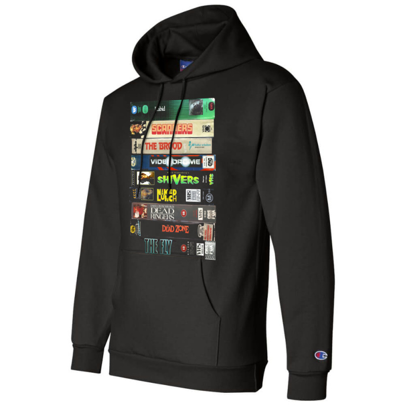 Cronenberg Vhs Collection Champion Hoodie | Artistshot