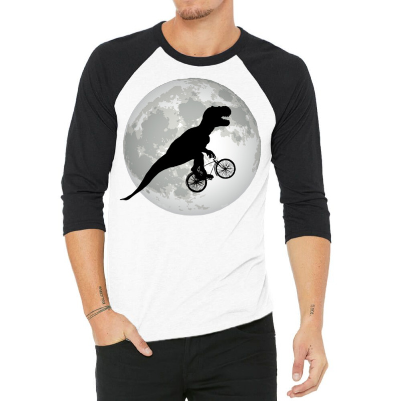 Flying T Rex 3/4 Sleeve Shirt | Artistshot