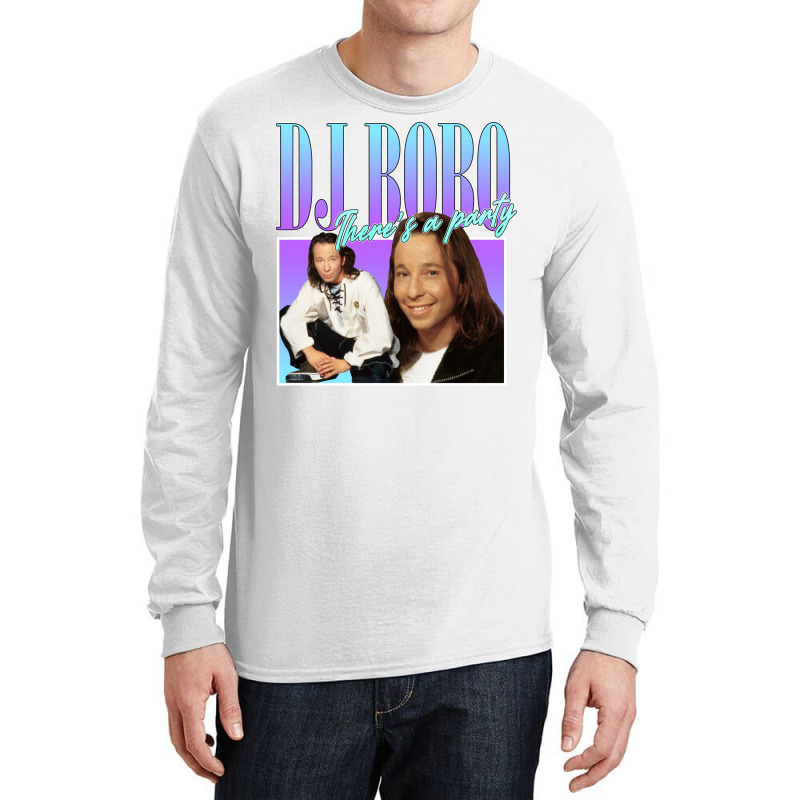 Dj Bobo 90s Style Eurodance Classic Long Sleeve Shirts | Artistshot