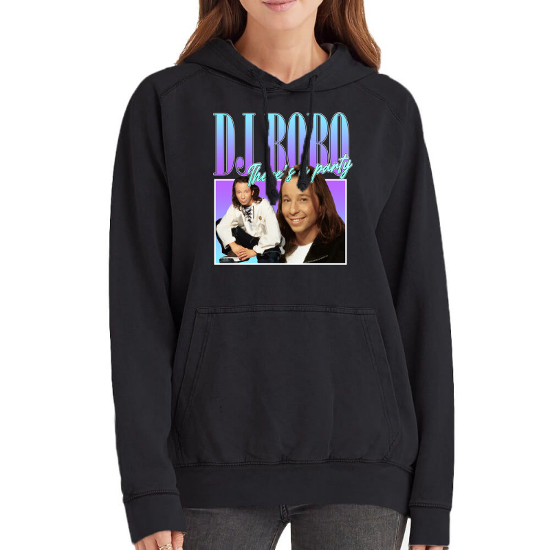 Dj Bobo 90s Style Eurodance Classic Vintage Hoodie | Artistshot