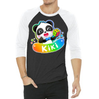 Kiki Panda 3/4 Sleeve Shirt | Artistshot