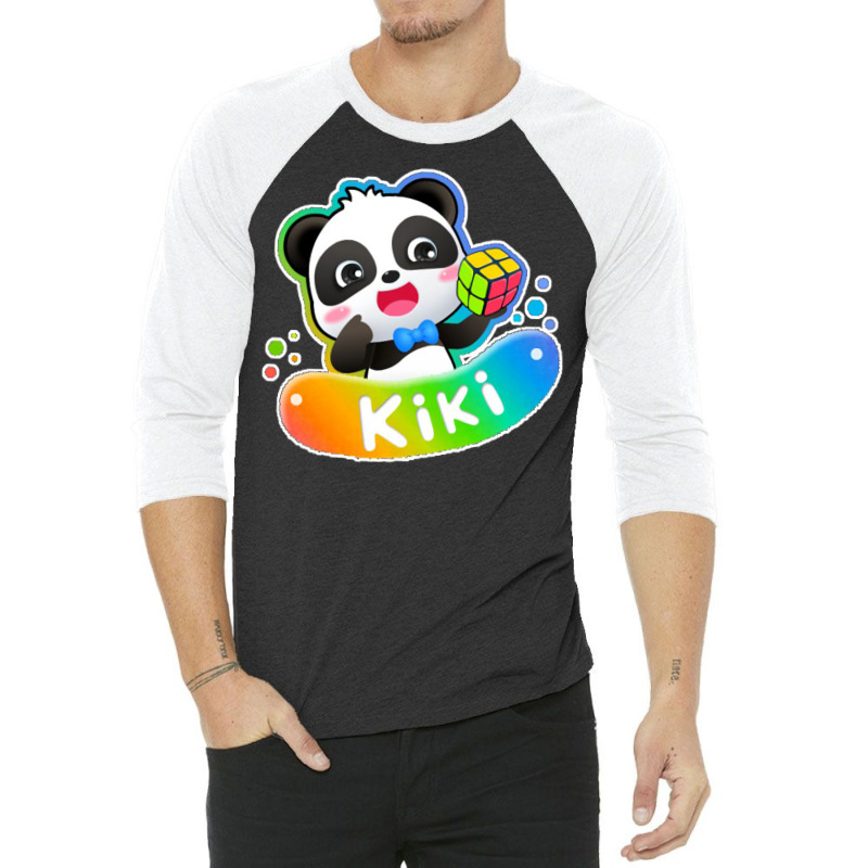 Kiki Panda 3/4 Sleeve Shirt by racidaniritx | Artistshot