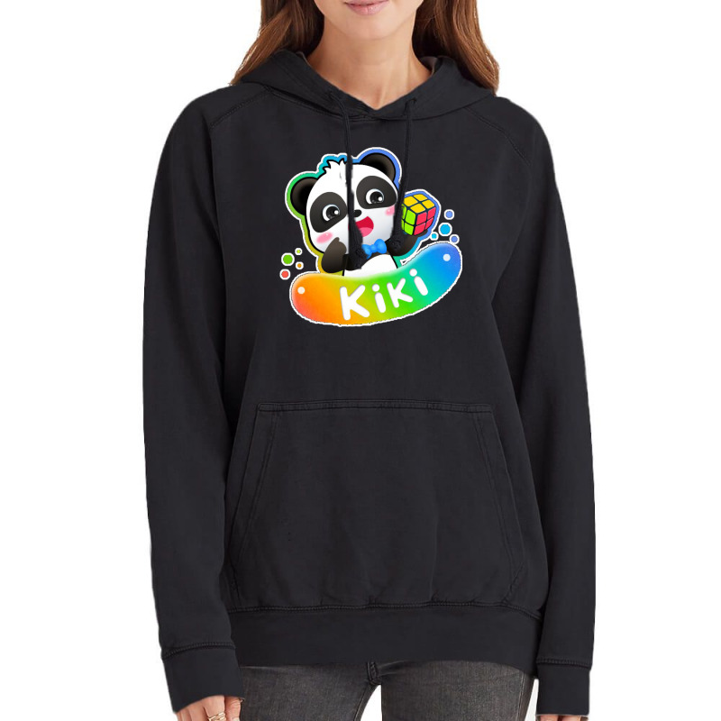 Kiki Panda Vintage Hoodie by racidaniritx | Artistshot