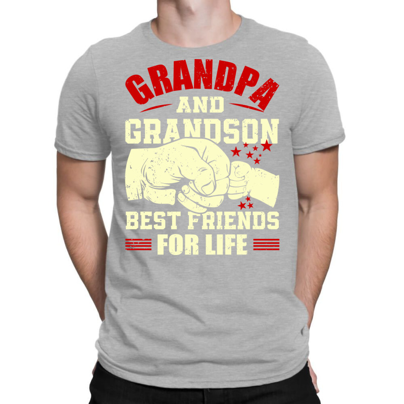 Grandpa & Grandson Best Friends For Life Grandad Grandpa T-shirt | Artistshot