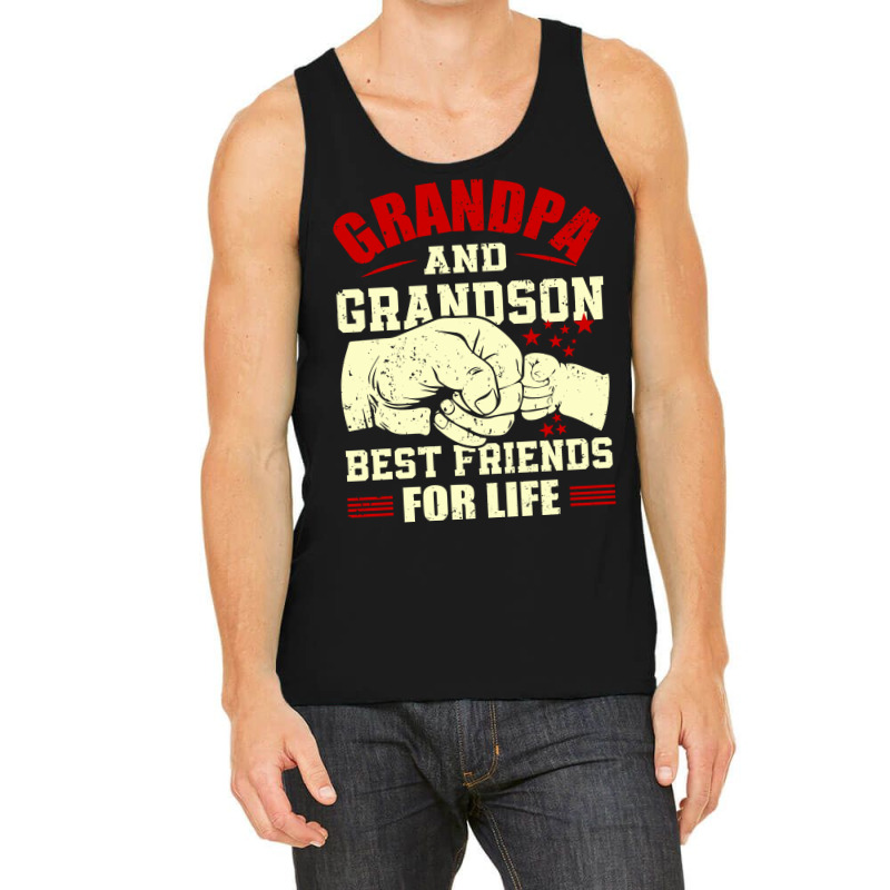 Grandpa & Grandson Best Friends For Life Grandad Grandpa Tank Top | Artistshot