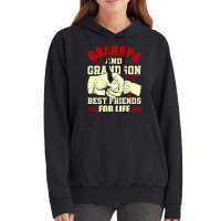 Grandpa & Grandson Best Friends For Life Grandad Grandpa Vintage Hoodie | Artistshot