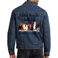 I Didn't Choose The Goat Life The Goat Life Chose Me (1) Men Denim Jacket | Artistshot