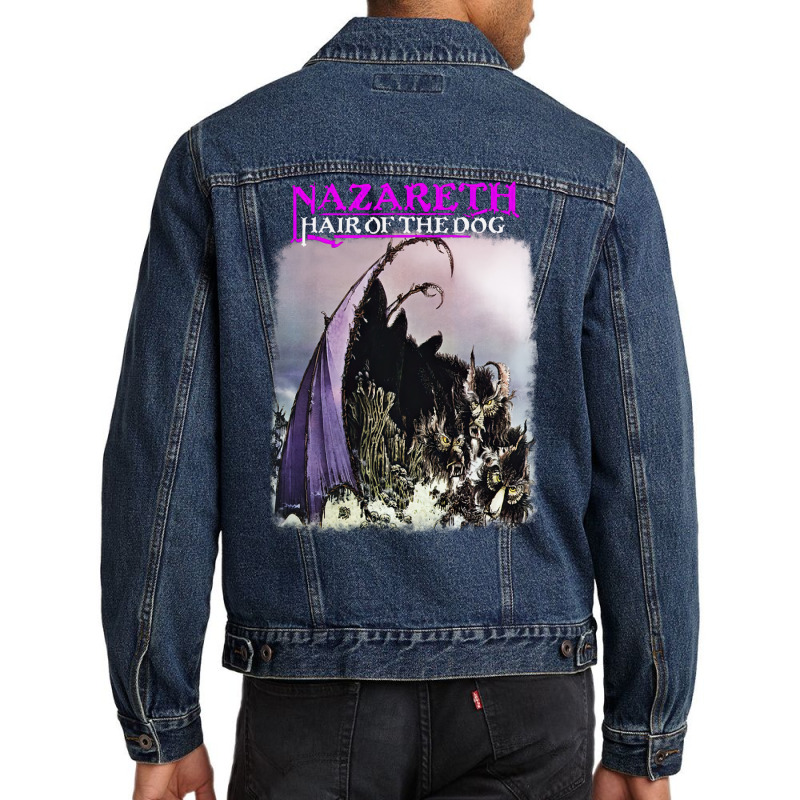 Nazareth Hair Of The Dog Men Denim Jacket | Artistshot