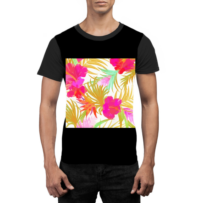 Tropical  Tropical Fascinating Foliage Graphic T-shirt by abadiva | Artistshot