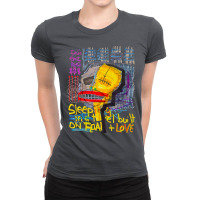 Sleeping In A Hotel Built On Fear Amp Love Ladies Fitted T-shirt | Artistshot