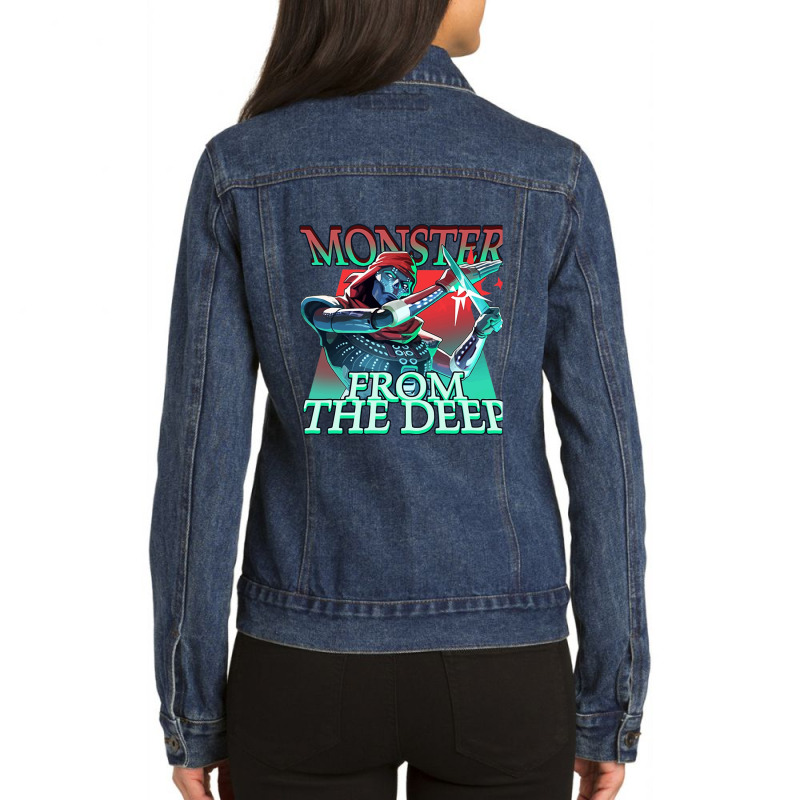 Apex Legends Holosprays Revenant Monster From The Deep 1 Ladies Denim Jacket by FlorBaldini | Artistshot