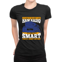 Ham Radio Operator Amateur Hams Gift Ladies Fitted T-shirt | Artistshot