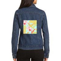 Tropical  Tropical Fascinating Unfold Ladies Denim Jacket | Artistshot