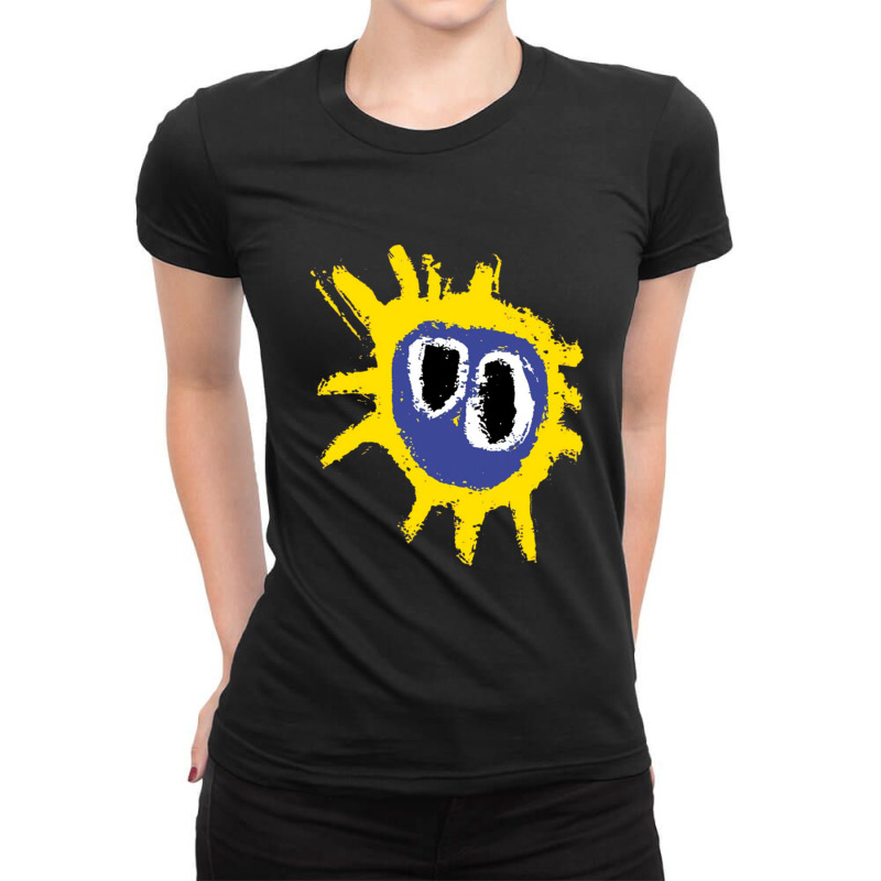 Screamadelica White Essential Ladies Fitted T-Shirt by MichelleNoneValeno | Artistshot