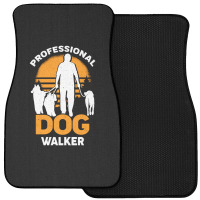 Professional Dog Walker Pet Sitter Gift Front Car Mat | Artistshot