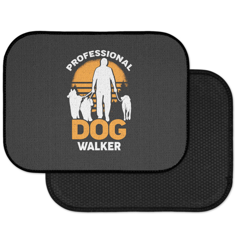 Professional Dog Walker Pet Sitter Gift Rear Car Mat | Artistshot