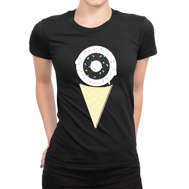 Target Team Member Summer Icecream Ladies Fitted T-Shirt by SusanLynnHartmann | Artistshot