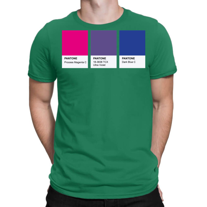 Lgbt Color Pantone Pallete Bisexual Community Design Classic T-shirt | Artistshot