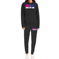 Lgbt Color Pantone Pallete Bisexual Community Design Classic Hoodie & Jogger Set | Artistshot