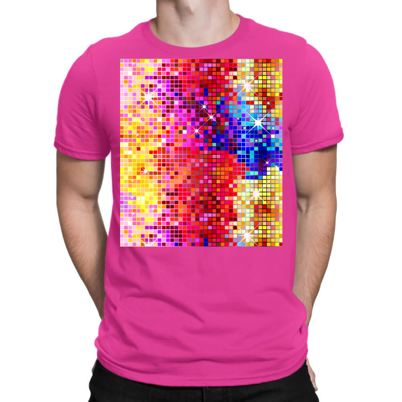 Image Of Metallic Colorful Sequins Lookdisco Ball Image Glitterpattern T-shirt | Artistshot