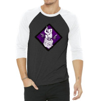 Pop Goes The Weasel Hq Diamond Perk Inspired Splash Art 3/4 Sleeve Shirt | Artistshot