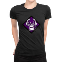 No Way Out Hq Diamond Perk Inspired Splash Art Ladies Fitted T-shirt | Artistshot