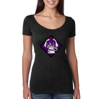 No Way Out Hq Diamond Perk Inspired Splash Art Women's Triblend Scoop T-shirt | Artistshot